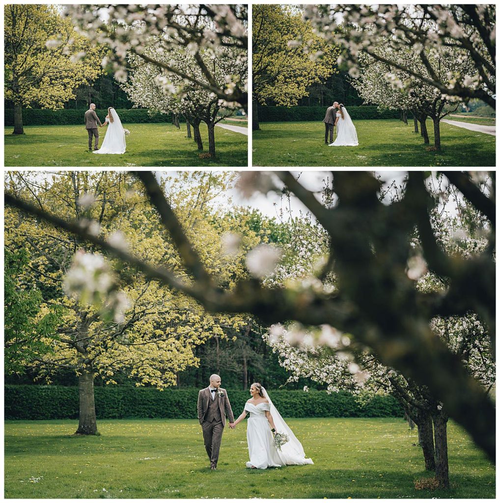 Natural portrait at Alrewas Hayes wedding