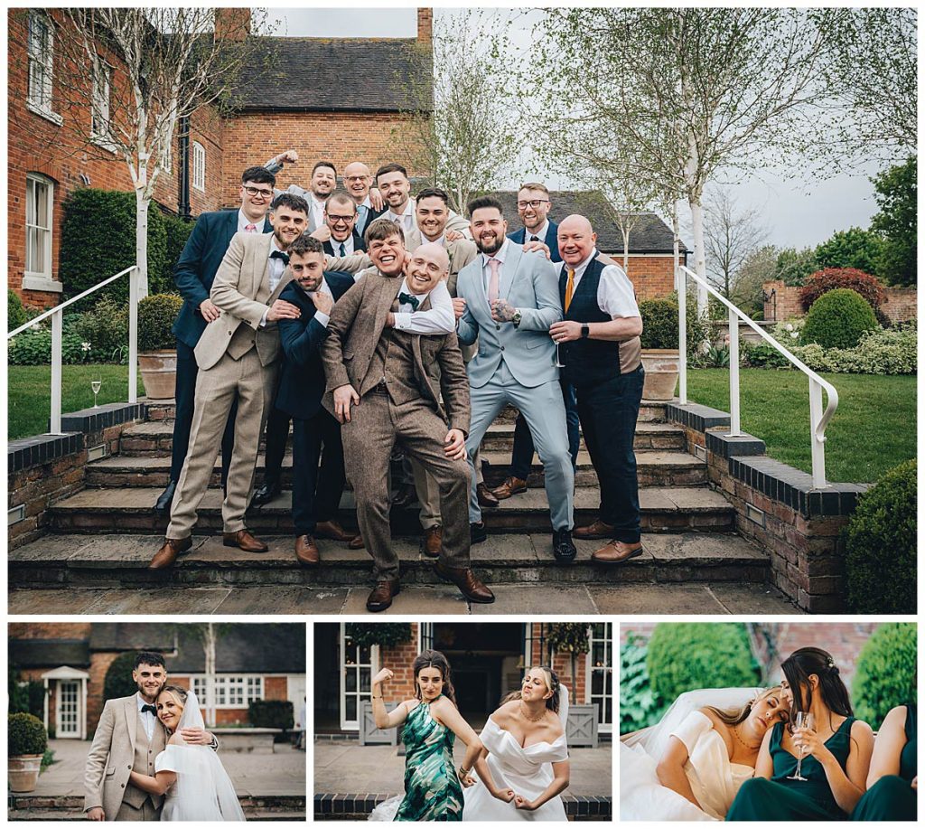 Candid moment captured by Alrewas Hayes wedding photographer