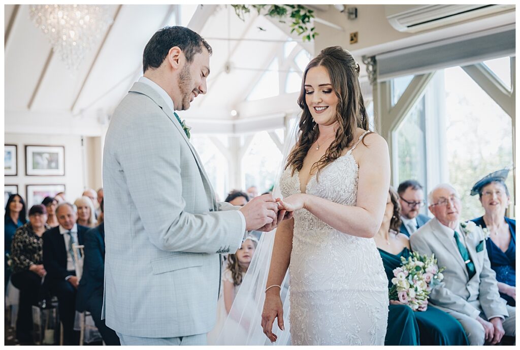 Bride and groom portraits at The Moat House