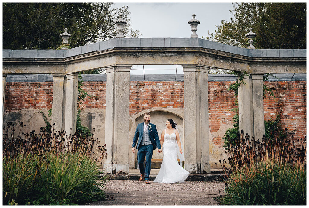 Natural wedding photography around Sandon Hall grounds
