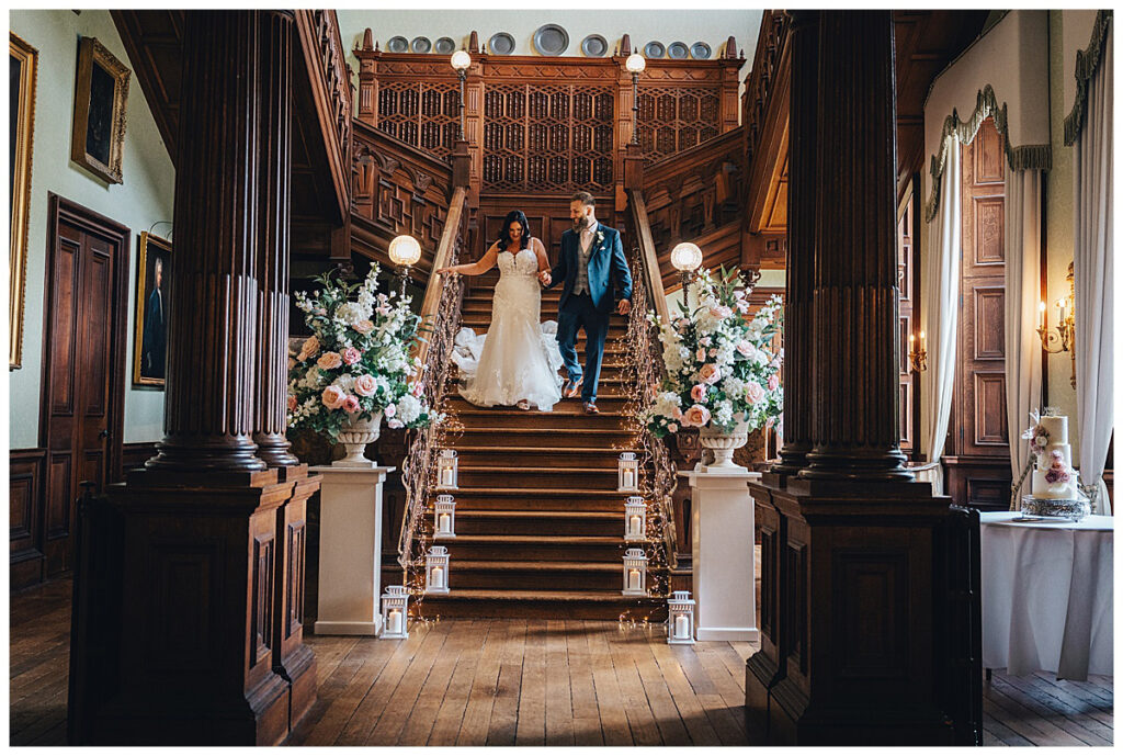 Relaxed documentary wedding photography at Sandon Hall